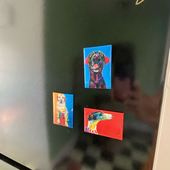 3 Collectible Museum Store 9-11 RescuešDogs Magnets from One World Trade Center - Picture 2 of 10